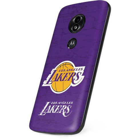 NBA Los Angeles Lakers Purple Primary Logo Moto E5 Play Skin